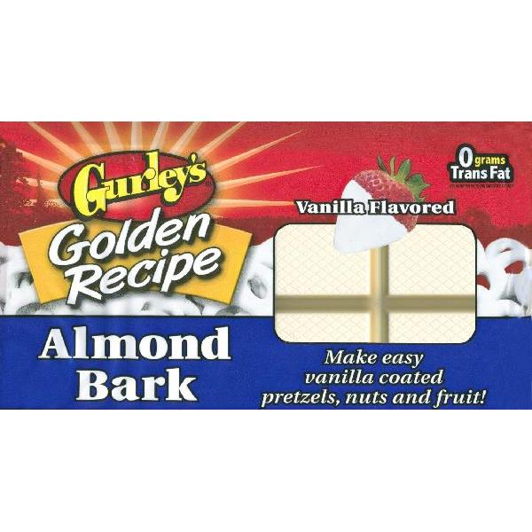 Gurley's Vanilla Almond Bark 20 Ounce Size - 12 Per Case.