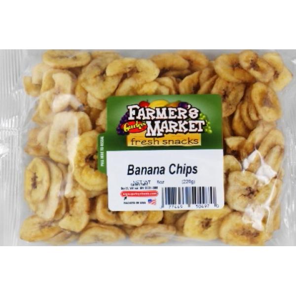 Farmers Market Banana Chips 8 Ounce Size - 8 Per Case.