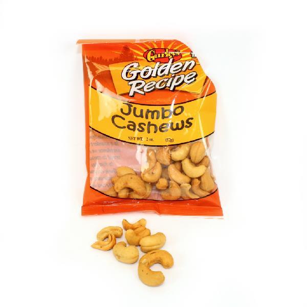 Golden Recipe Cashews 2 Ounce Size - 8 Per Case.