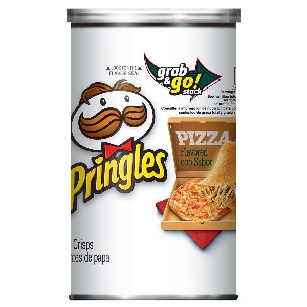 Pringles Pizza Grab & Go Potato Crisps, 2.5 Ounces- 12 Per Case.