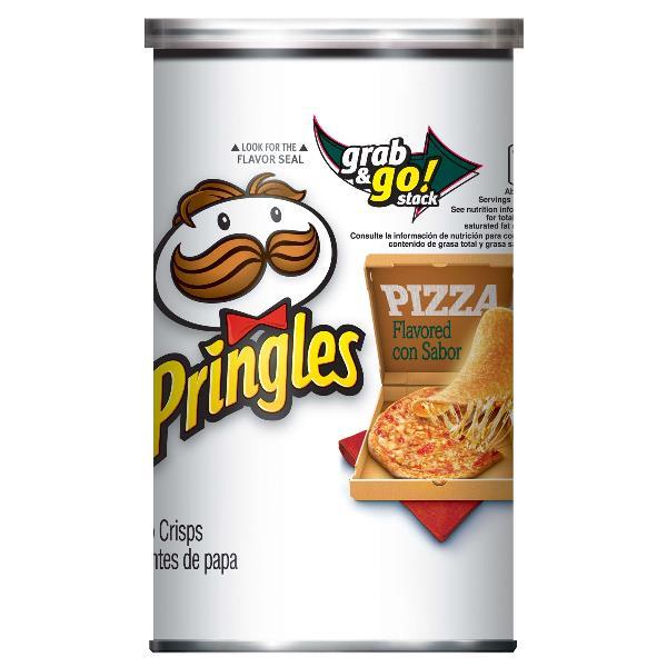 Pringles Pizza Grab & Go Potato Crisps, 2.5 Ounces- 12 Per Case.