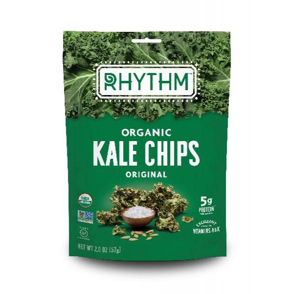Organic Original Kale Chips 2 Ounce Size - 12 Per Case.