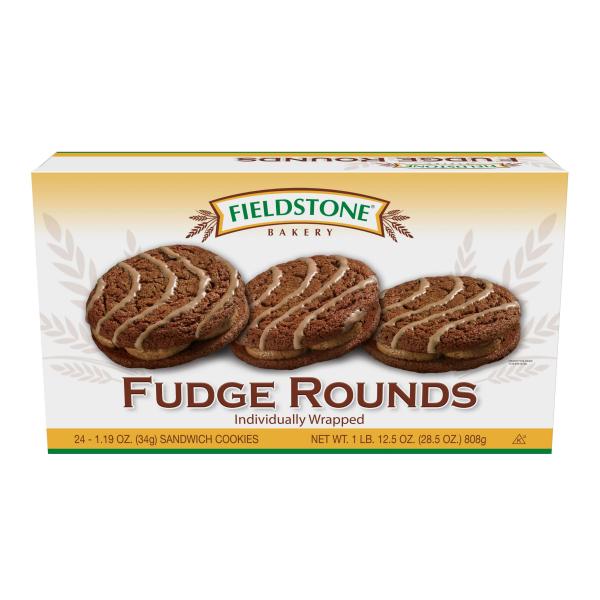 Fieldstone Bakery Fudge Round 1 Each - 192 Per Case.