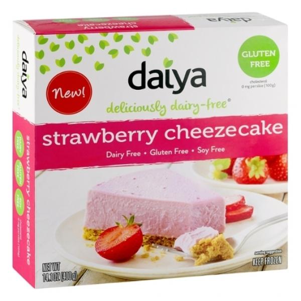 Daiya Strawberry Cheezecake Dairy Free Gluten Free Soy Free And Plant Based 14.1 Ounce Size - 8 Per Case.
