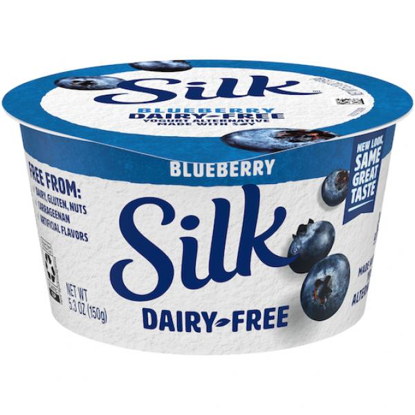 Silk Cult Soy Iml Blueberry Yogurt 5.3 Ounce Size - 8 Per Case.