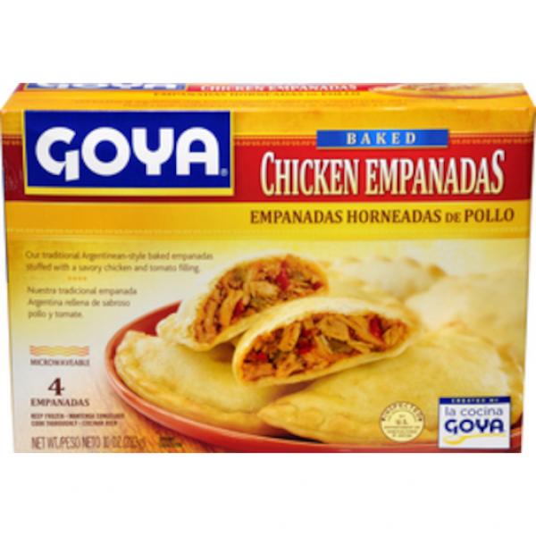 Goya Baked Chicken Empanadas10 Ounce Size - 12 Per Case.