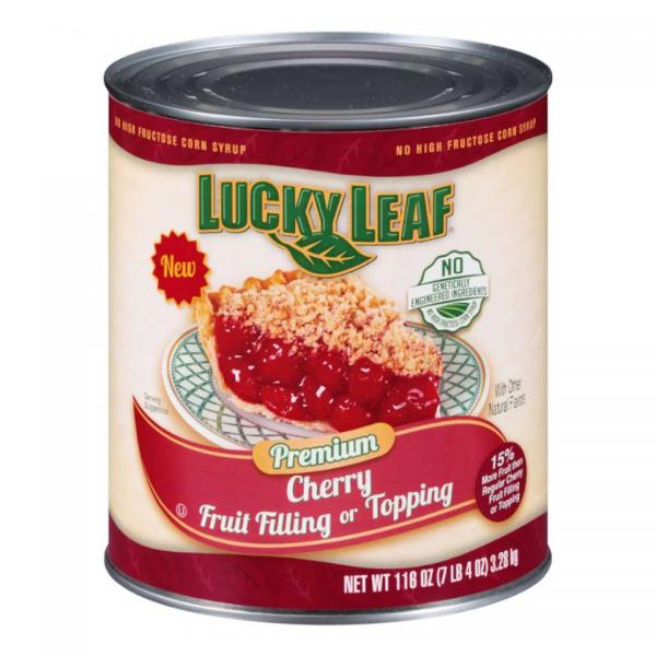 Lucky Leaf Premium Cherry Fruit Filling Or Topping 116 Ounce Size - 3 Per Case.