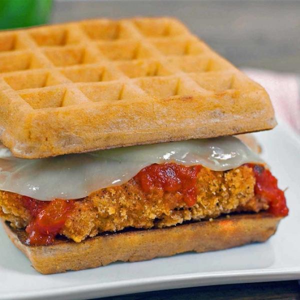 Gardein Breaded Chicken Breast 5 Ounce Size - 38 Per Box- 1 per case