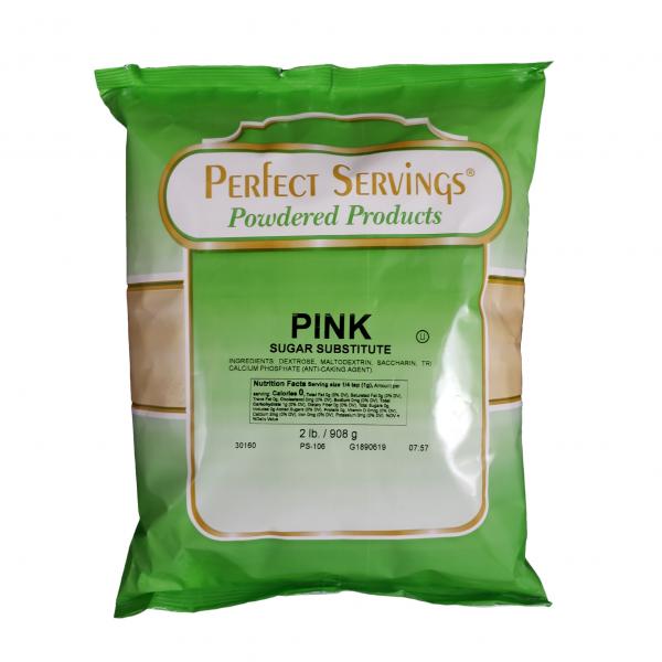 Beverage Solution Pink Substitute Saccharin 12 Pound Each - 1 Per Case.