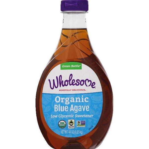 Wholesome Sweeteners Fair Trade Organic Blue Agave Bottle 44 Ounce Size - 6 Per Case.