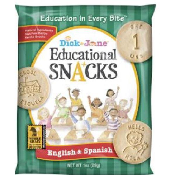 Dick And Jane Educational Snack English & Spanish 1 Ounce Size - 120 Per Case.