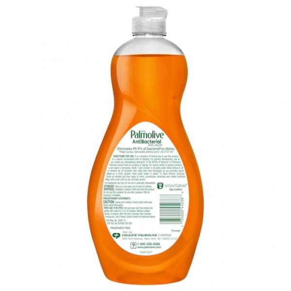 Palmolive Dish Soap Antibacterial Orange 20 Ounce Size - 9 Per Case.