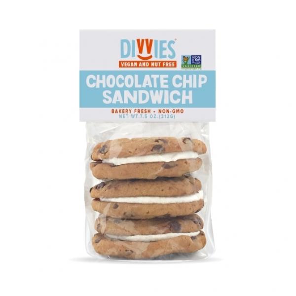 Choc Chip Sandwich Cookie Stacks 7.5 Ounce Size - 12 Per Case.