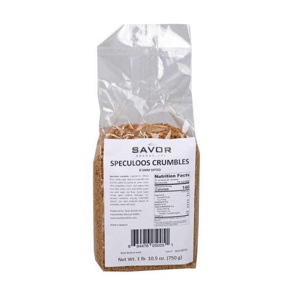 Savor Imports Speculoos Crumbles 750 Grams Each - 8 Per Case.