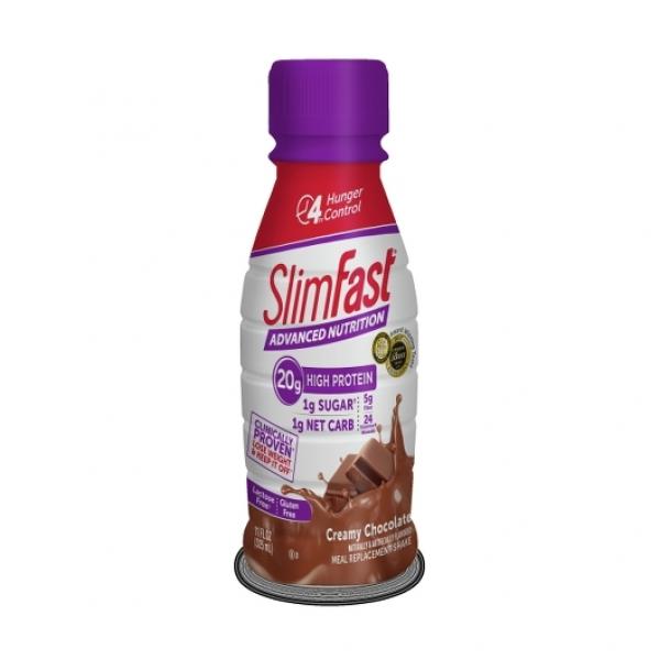 Slimfast Advanced Milk Chocolate 11 Fluid Ounce - 15 Per Case.
