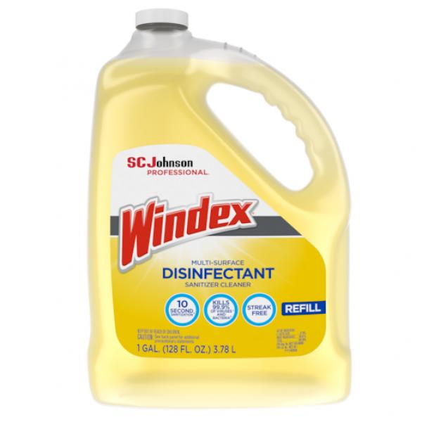 Window Cleaner Disinfectant 1 Each - 4 Per Case.