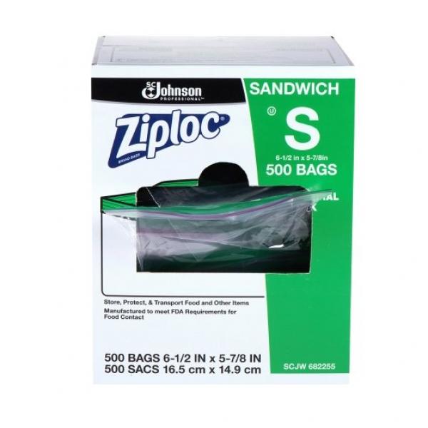 Sandwich Bag 500 Count Packs - 1 Per Case.