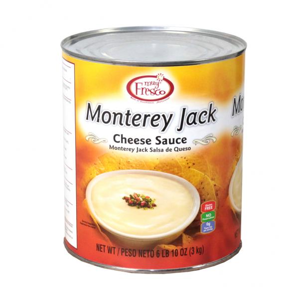 Muy Fresco Monterey Jack Cheese Sauce Can 6.63 Pound Each - 6 Per Case.
