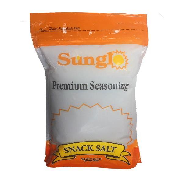 Sunglo Snack Salt White 35 Ounce Size - 12 Per Case.