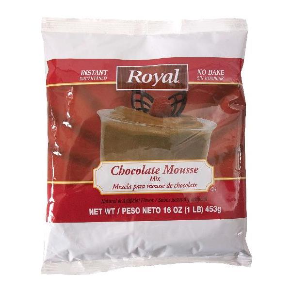 Cs Royal Chocolate Mousse Mix 16 Ounce Size - 6 Per Case.