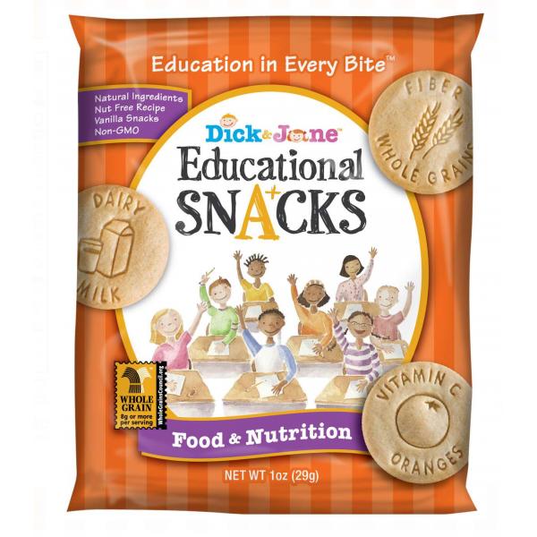 Dick And Jane Educational Snacks Food & Nutrition 1 Ounce Size - 120 Per Case.