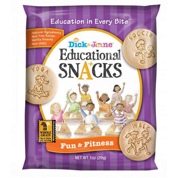 Dick And Jane Educational Snacks Fun & Fitness 1 Ounce Size - 120 Per Case.