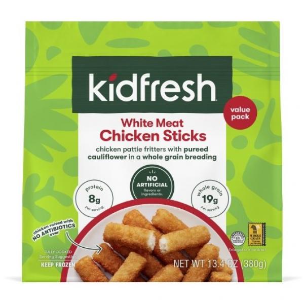 Kidfresh Chicken Sticks Value Pack 13.4 Ounce Size - 6 Per Case.