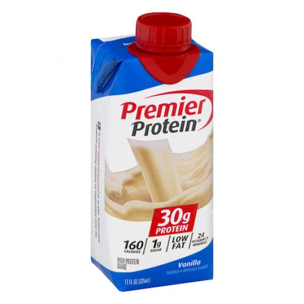 Premier Protein Premier Shake Vanilla 11 Fluid Ounce - 12 Per Case.