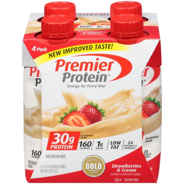 Premier Protein Protein Shake Strawberries &creme 11 Fluid Ounce - 12 Per Case.