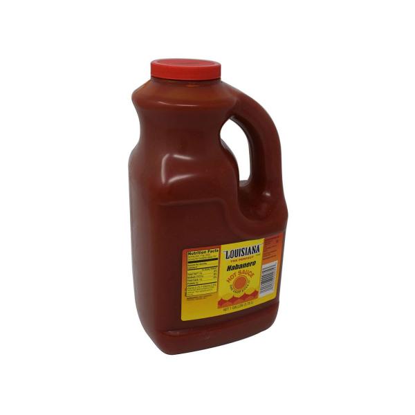 Louisiana Hot Sauce Louis Habanero 1 Gallon - 4 Per Case.