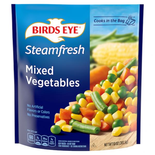 Birds Eye Steamfresh Mixed Vegetable 10 Ounce Size - 10 Per Case.
