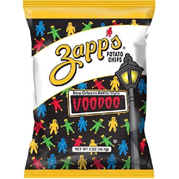 Zapp's Potato Chips Voodoo Chips 1.5 Ounce Size - 60 Per Case.