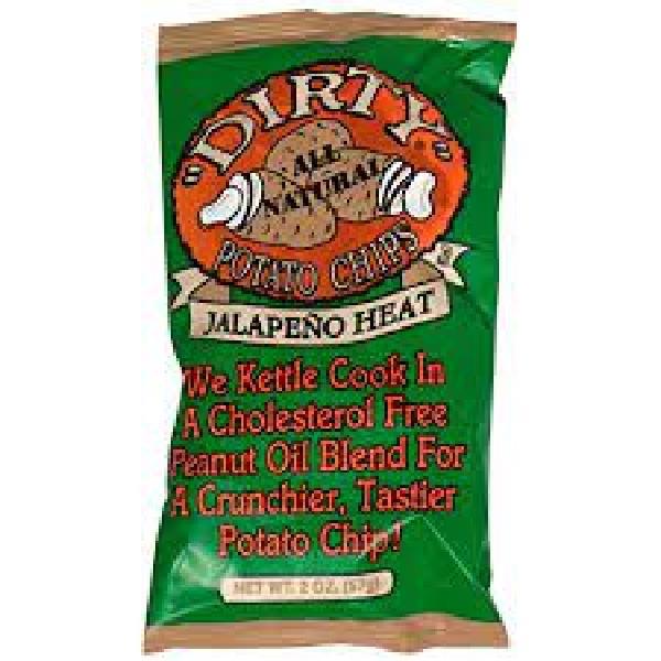 DirtyJalapeno Chip 2 Ounce Size - 25 Per Case.