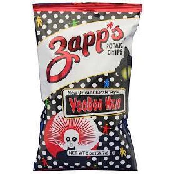 Zapp's Potato Chips Voodoo Heat Chips 2 Ounce Size - 25 Per Case.
