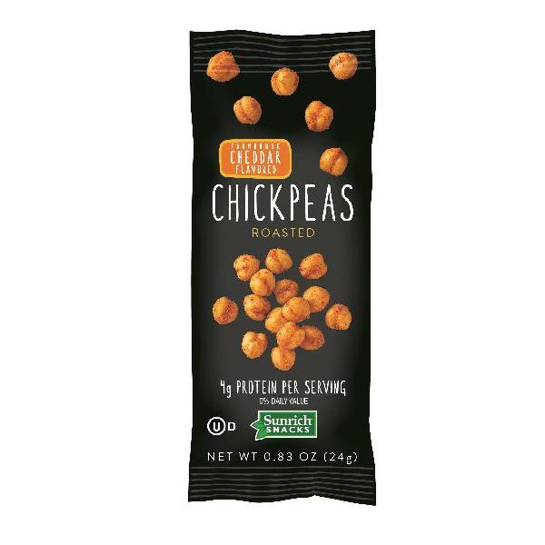 Chickpeas Farmhouse Cheddar 0.83 Ounce Size - 150 Per Case.