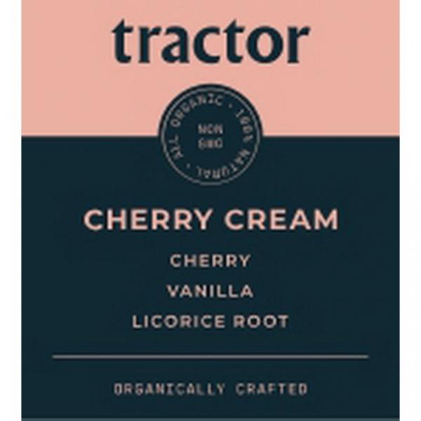 Tractor Beverage Co Organic Cherry Cream Soda Syrup 2.5 Gallon - 1 Per Case.