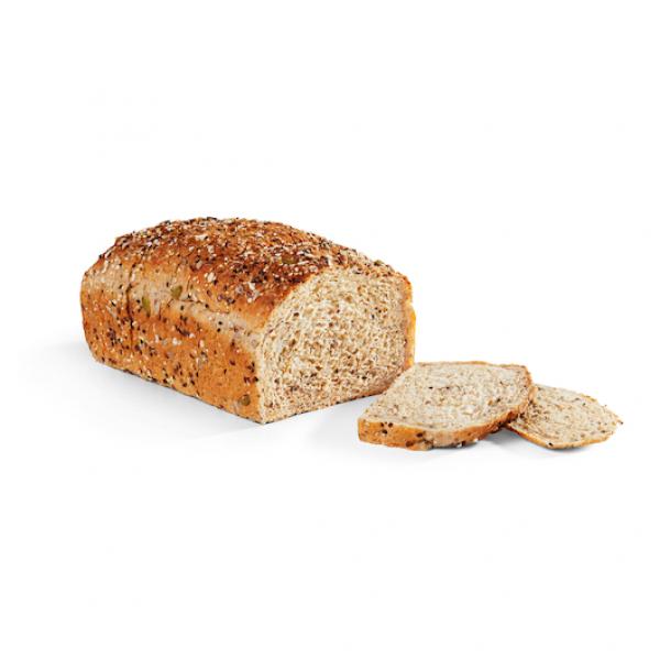 Klosterman Organic Wide Pan Round Top Sprouted Wheat Texas Toast Bread 28 Ounce Size - 8 Per Case.