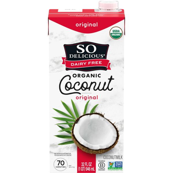 So Delicious Dairy Free Coconut Original Aseptic Qt 1 Qt - 12 Per Case.