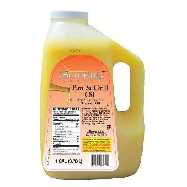 Superb Commodity Pan & Grill Oil, 1 Gallon- 4 Per Case.