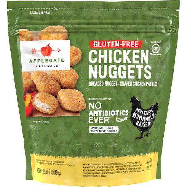 Applegate Chicken Nuggets Gluten Free 16 Ounce Size - 6 Per Case.