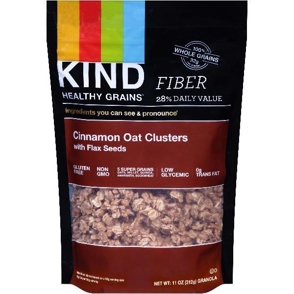 Kind Snacks Cinnamon Oat Whole Grain Granolaclusters 11 Ounce Size - 6 Per Case.