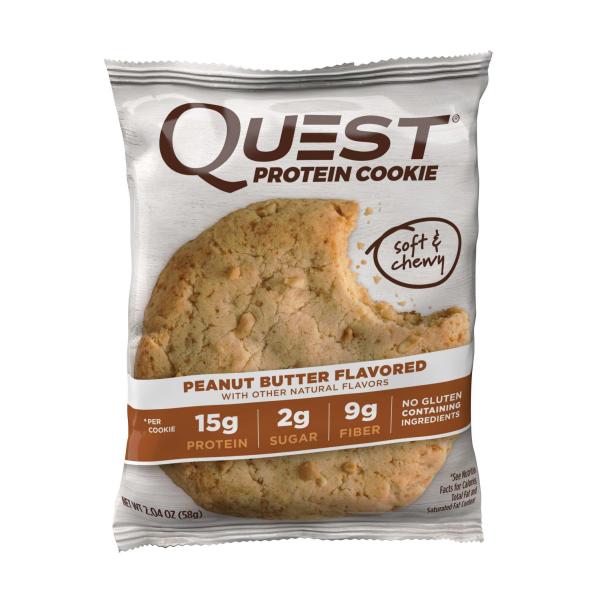 Quest Protein Cookie Peanut Butter 1.92 Ounce Size - 72 Per Case.