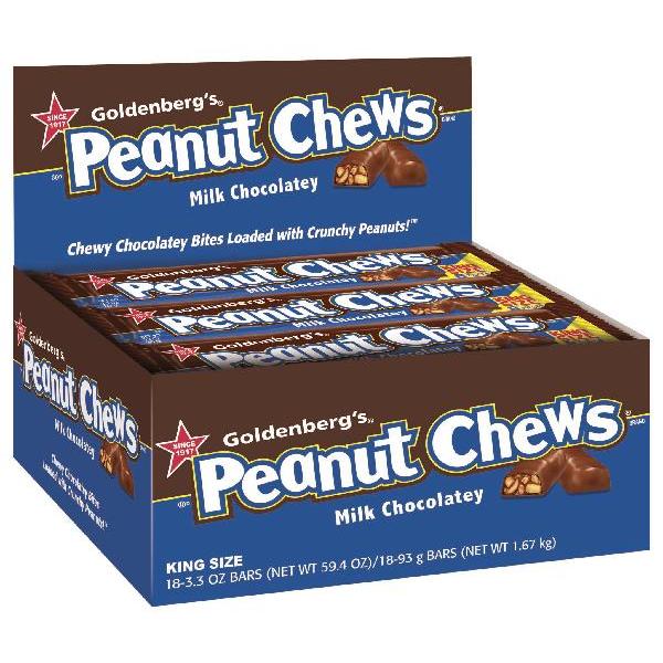 Peanut Chews® Milk Chocolatey Ctcase 3.3 Ounce Size - 144 Per Case.