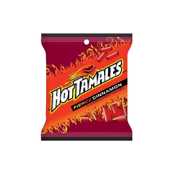 Hot Tamales® Peg Bag Fierce Cinnamon 5 Ounce Size - 12 Per Case.
