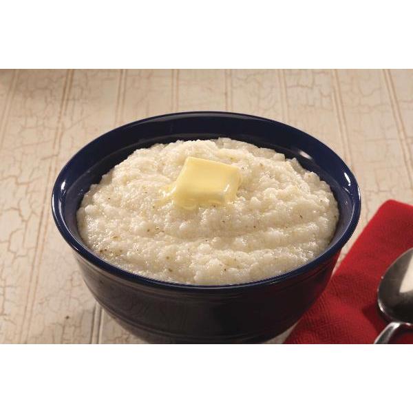 Stone Ground White Grits 24 Ounce Size - 6 Per Case.