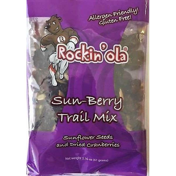 Rockin'ola Sun Berry Trail Mix 61 Grams Each - 150 Per Case.