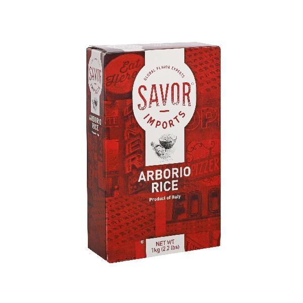 Savor Imports Arborio Rice Kg Box Kilogram 1 Kg - 10 Per Case.