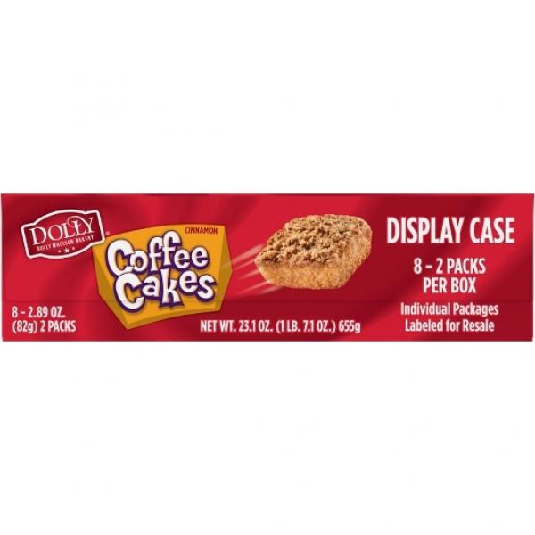 Dolly Madison Coffee Cake Single Serve Freezeon Arrival 2.89 Ounce Size - 48 Per Case.