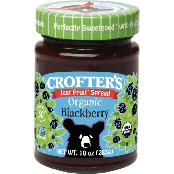 Crofters Organic Spread Fruit Blackberry 10 Ounce Size - 6 Per Case.