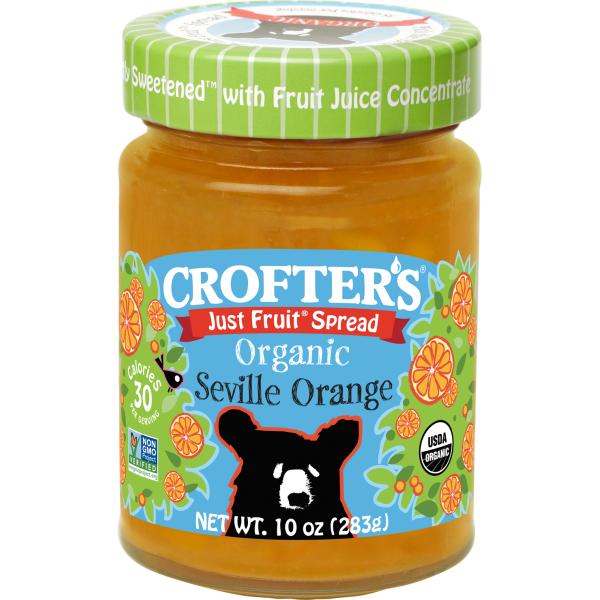Crofters Organic Spread Fruit Orange 10 Ounce Size - 6 Per Case.
